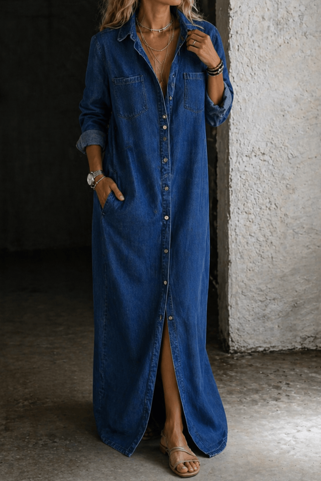 Delana | Button Down Dress