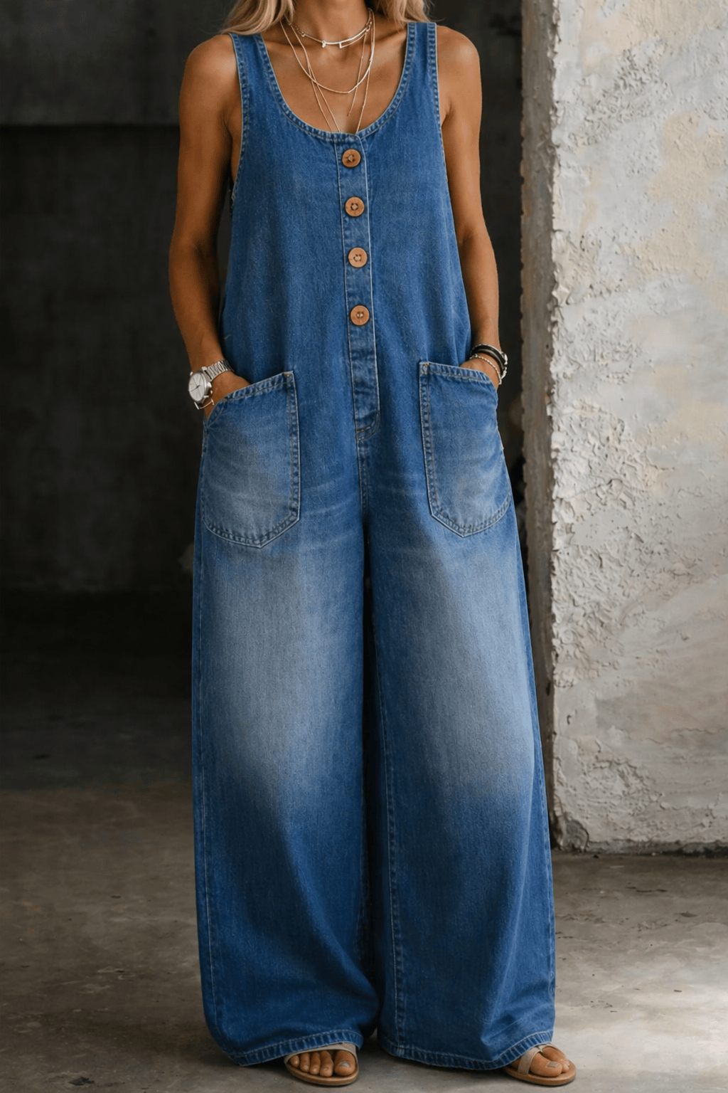 Saylor | Vintage Washed Cotton Overalls