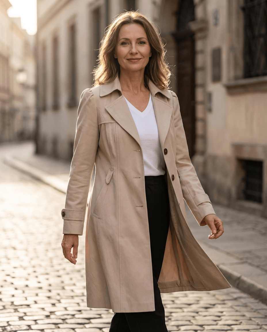 Olivia – Elegant Vintage Summer Coat