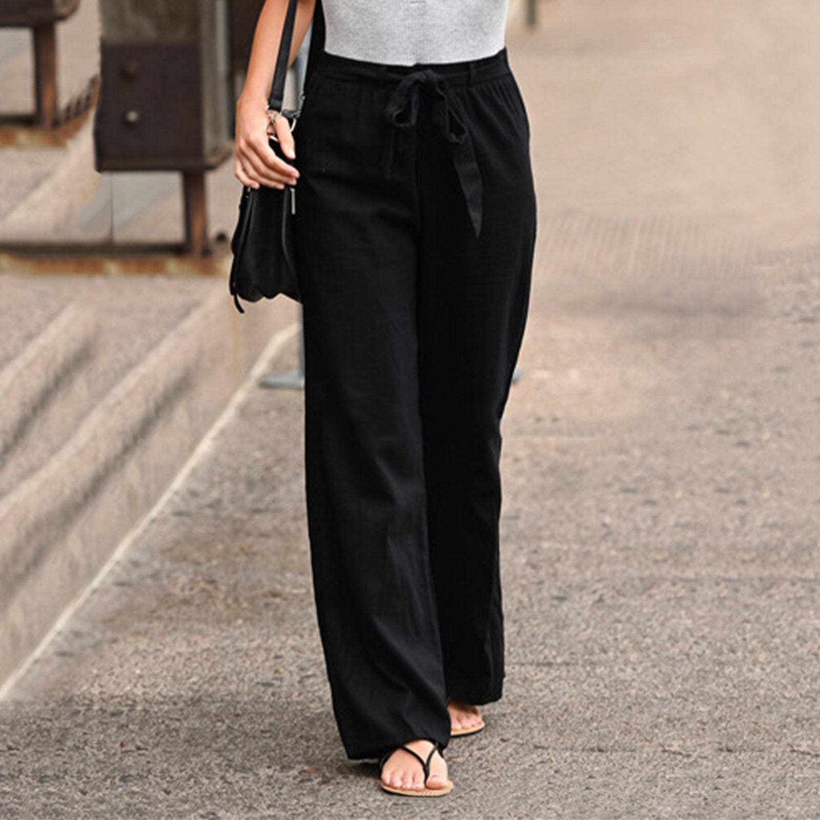 Women's Pants | Wide-Leg Drawstring