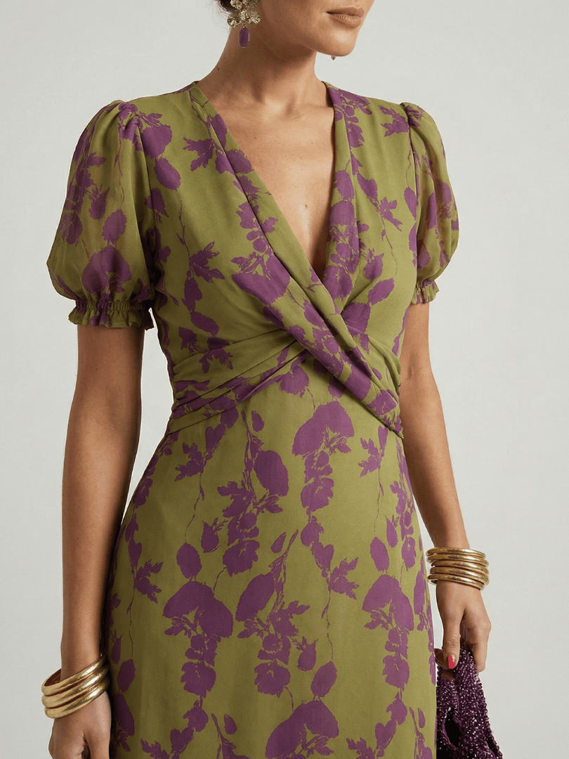 Virel | Relaxed Floral Midi Dress