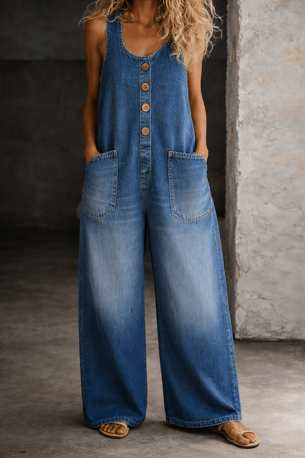 Saylor | Vintage Washed Cotton Overalls