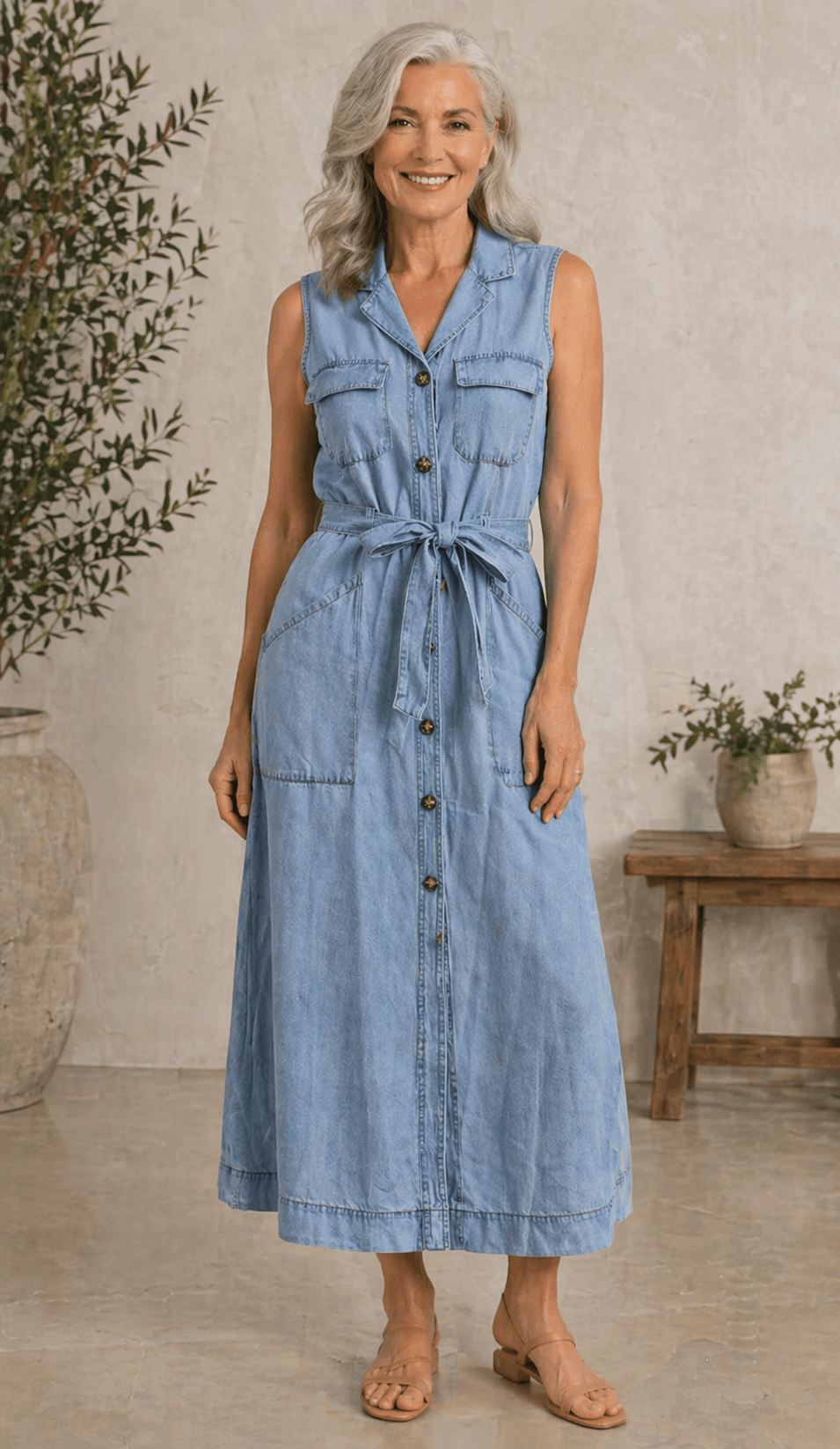 Susan | Denim Dress