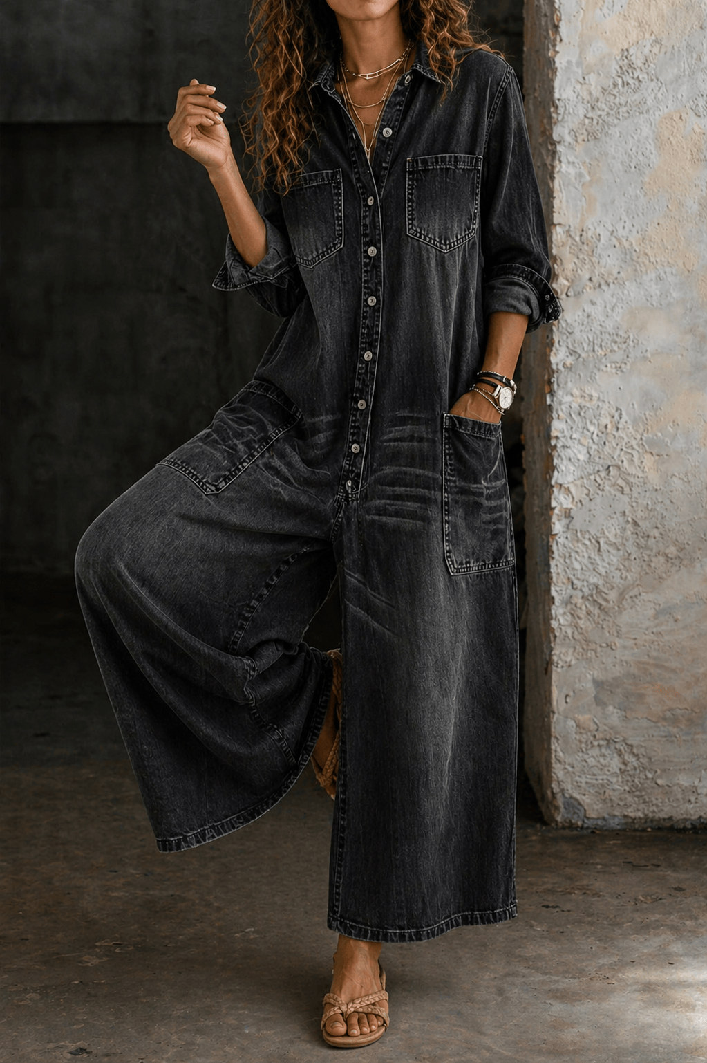 Vivienne | Casual Denim Jumpsuit