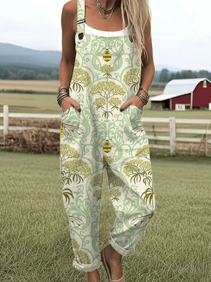 Honeybee Bloom Dungarees