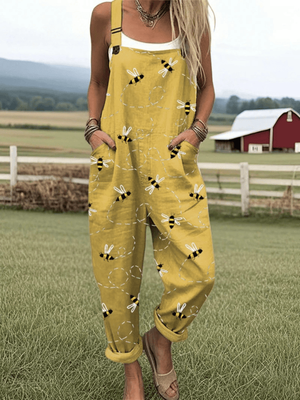 Honeybee Meadow Dungarees