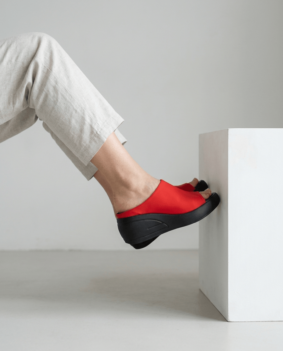 Eliza | Orthopaedic Slip-on Wedge Sandals